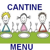 menu de la cantine scolaire, cliquer sur l'assiette !